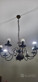  lampadario in ottone