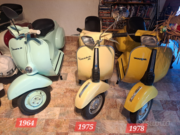 3 Vespe 50cc anno 1964-1975-1977