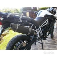 Terminale scarico triumph tiger 800 / xc nuovi