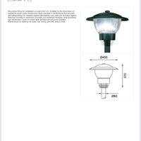 Corpo Illuminante per esterni Cariboni Finlandia