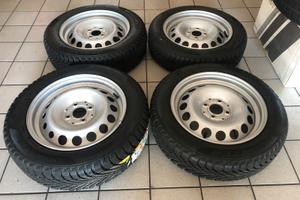 Cerchi in acciaio Smart four two 453 con termiche