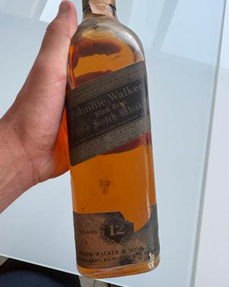 Bottiglia johnnie Walker black label