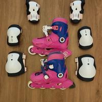 Roller kids + set protezione 