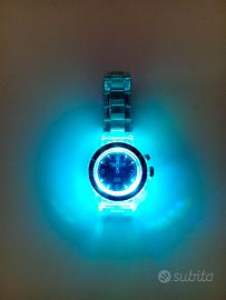 Orologio con luci led quartz