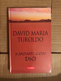 Libro David Maria Turoldo 5 minuti con Dio
