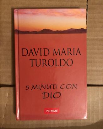 Libro David Maria Turoldo 5 minuti con Dio