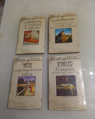 lotto 4 libri Newton 100 pagine 1000 lire