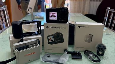 DJI Osmo Action 5 Pro + Mic Mini 2 + accessori