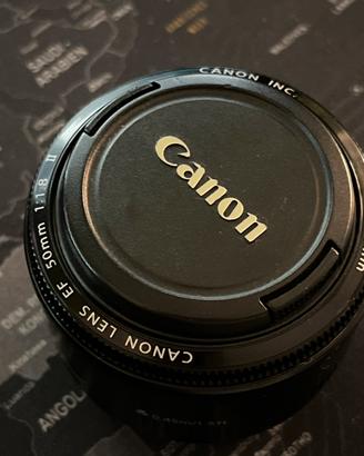 Canon EF 50mm f/1.8 II AF funzionante ma caduto