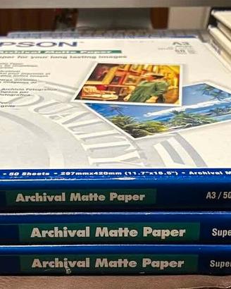 Carta da stampa inkjet per stampanti A3 -A2