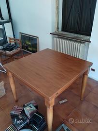 Tavolo legno massello di ciliegio 