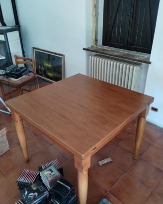 Tavolo legno massello di ciliegio 