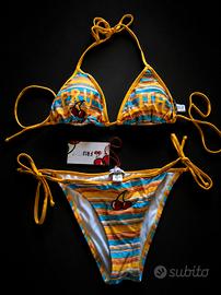 Costume Bikini Frutta Beachwear Tg L NUOVO 