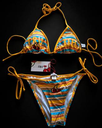 Costume Bikini Frutta Beachwear Tg L NUOVO 