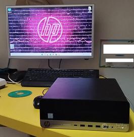 MINI FISSO HP i7, 256NVMe + 500GB, 8Gb RAM, Win11!