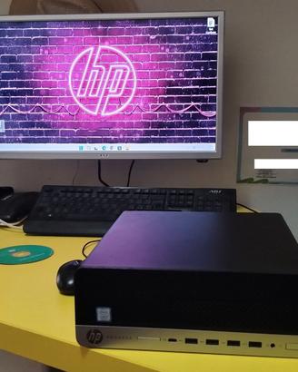 MINI FISSO HP i7, 256NVMe + 500GB, 8Gb RAM, Win11!