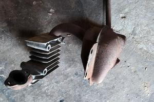 marmitta ape 50 piaggio x. riscaldamento