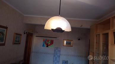 Lampadario modello Flos +  4 applicque  in vetro