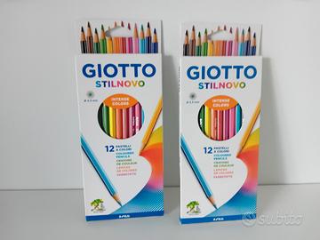 pastelli Giotto stilnovo da 12 colori  2pz.
