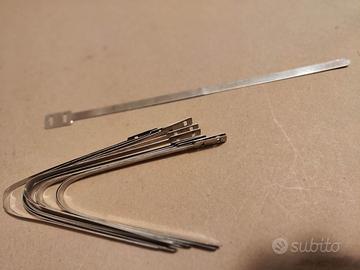 Fascette in acciaio fermacavi restauro moto epoca