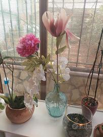 vaso con fiori