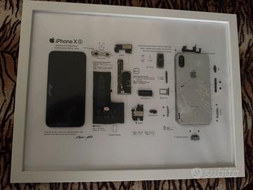 IPHONE XS TEARDOWN ART  - QUADRO COMPONENTI APPLE