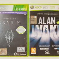 Skyrim e Alan Wake Xbox 360