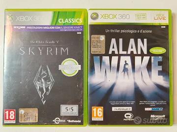 Skyrim e Alan Wake Xbox 360