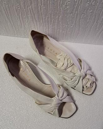 Scarpe décolleté bianche