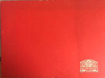 ALFA ROMEO-TAVOLE IN CARTONCINO ”Raffello” 1975