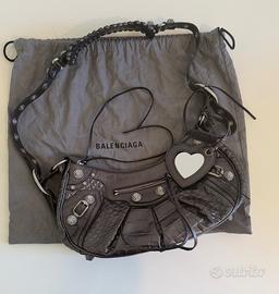 Balenciaga Le Cagole [XS] borsa pelle nera