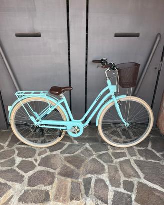 Bici City Bike Elops 520 con cambio ruota 28