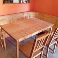 Cassapanca + Tavolo + 6 sedie (anche separati)