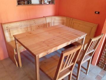 Cassapanca + Tavolo + 6 sedie (anche separati)