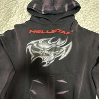 Felpa Hellstar Airbrushed Skull Hoodie