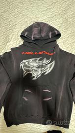 Felpa Hellstar Airbrushed Skull Hoodie