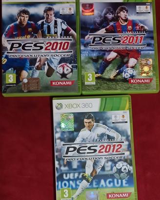 3 Edizioni Pes Xbox 360