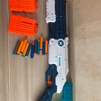 pistola nerf e caricatori e dardi