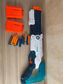 pistola nerf e caricatori e dardi