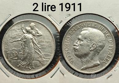 2 lire 1912 Argento 