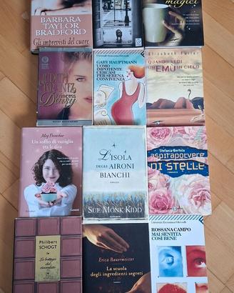 Lotto 12 libri, romanzi rosa, storie di donne