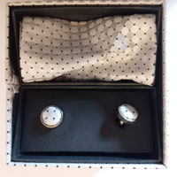 Set Gemelli da Polso in Metallo + Scatola