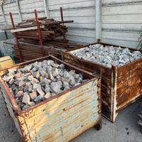 Pavimento cubetti in porfido recuperati