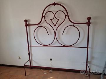 Testiera per letto matrimoniale  ferro battuto