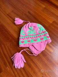 Berretto bambina pura lana vergine