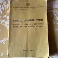 Libretto  Codice di avviamento postale del 1967