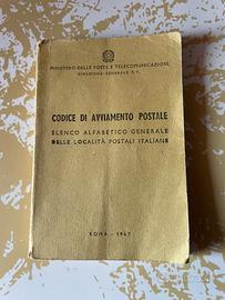 Libretto  Codice di avviamento postale del 1967