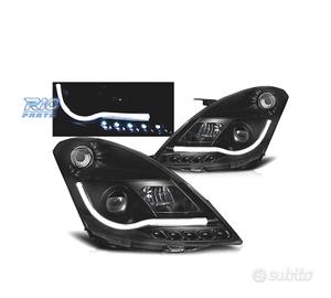 FARI PER SUZUKI SWIFT 10- TUBE LIGHT FONDO NERO