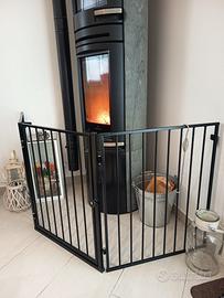 Inferriata cancelletto protezione stufa camino