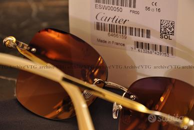 Occhiali Cartier ESW0050 vintage NUOVI NOS inusati